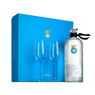 Tequila Casa Dragones Joven +2 Copas 750 Ml